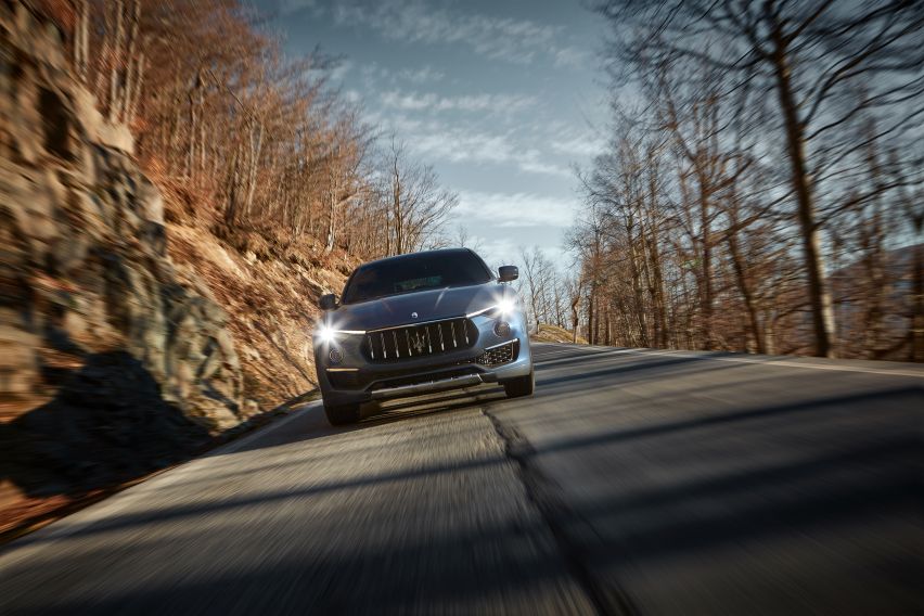 Maserati Levante GT Hybrid Front on the Road
