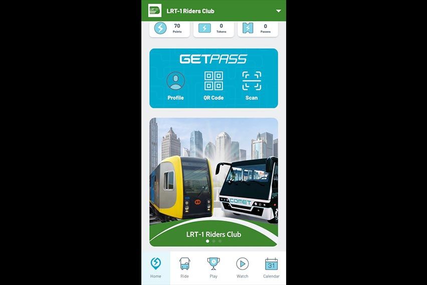 LRT-1 Riders Club Getpass