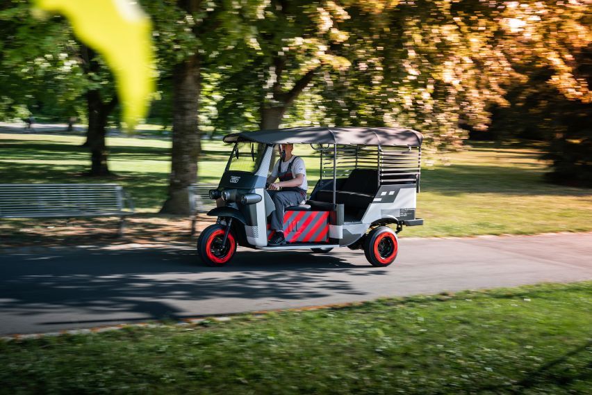Audi x Nunam electric rickshaw