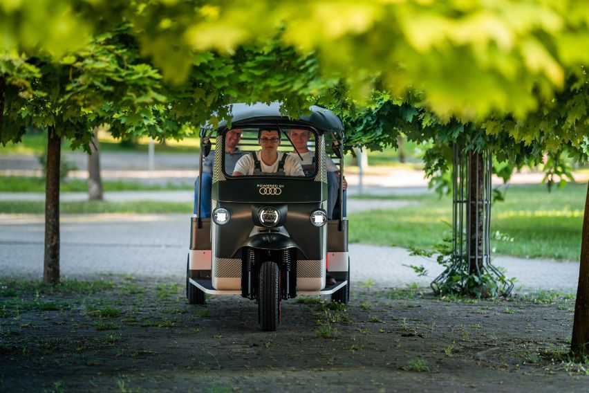 Audi x Nunam electric rickshaw