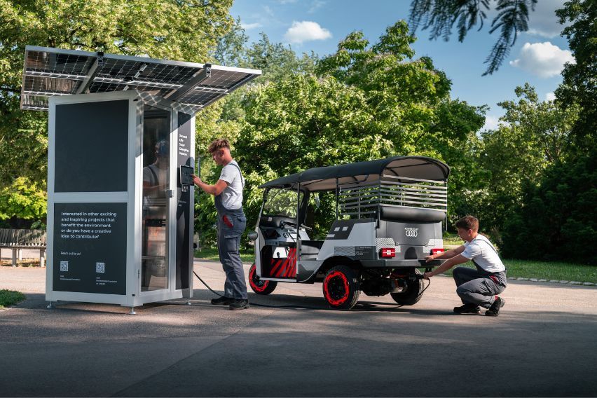 Audi x Nunam electric rickshaw