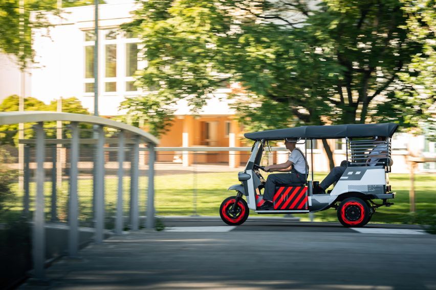 Audi x Nunam electric rickshaw