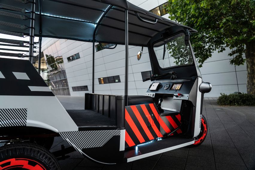 Audi x Nunam electric rickshaw