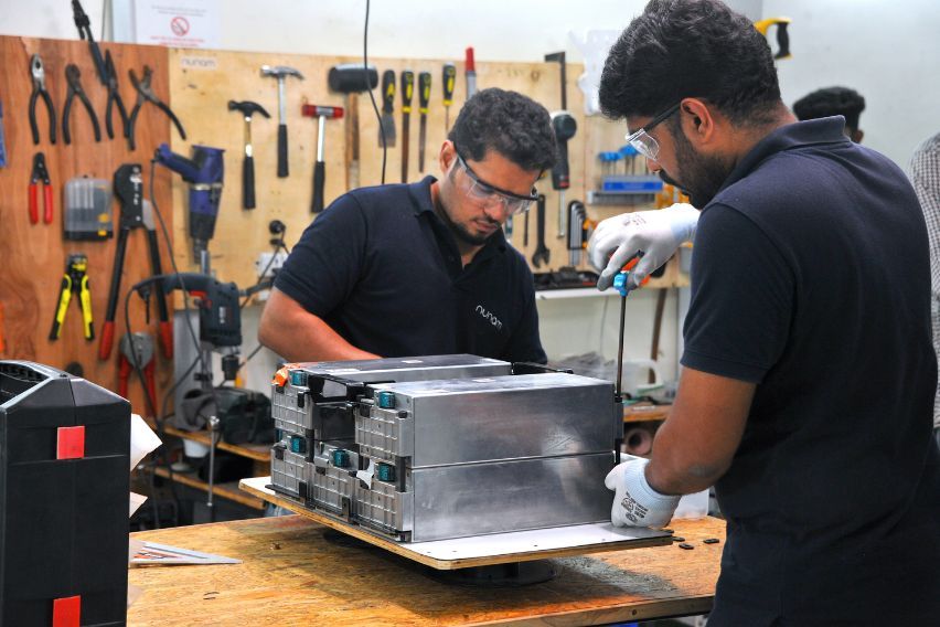 Audi x Nunam electric rickshaw