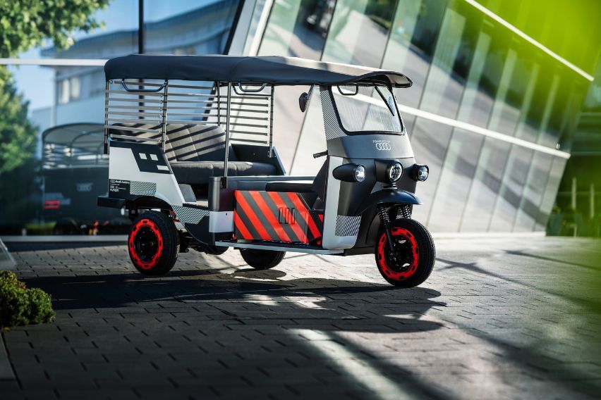 Audi x Nunam electric rickshaw