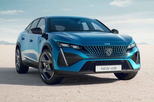 2023 Peugeot 408 debuts as a funky and electrified crossover