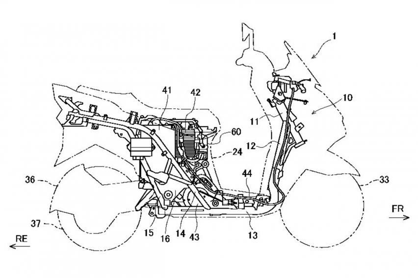 Burgman e-scooter patent