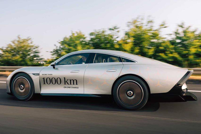 Mercedes Vision EQXX breaks its own record; goes 1,202 km in a single ...