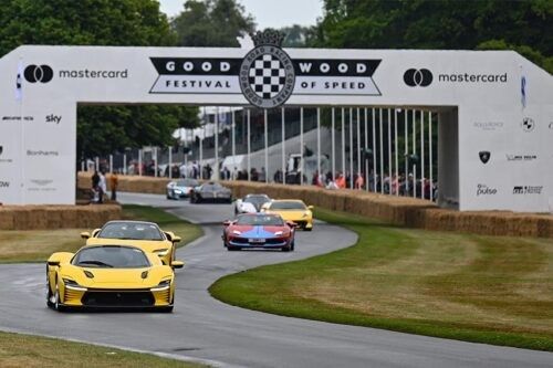 Ferrari’s 75th anniversary celebration in Goodwood highlighted by 5 UK dynamic debuts