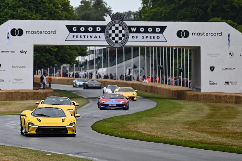 Ferrari’s 75th anniversary celebration in Goodwood highlighted by 5 UK dynamic debuts