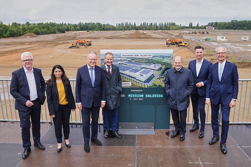 Volkswagen Group breaks ground on first cell factory in Salzgitter