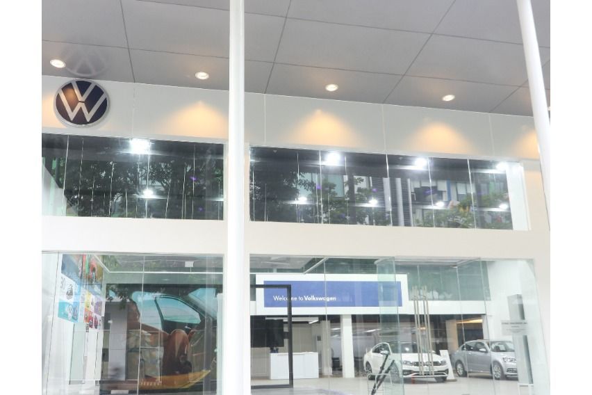 Volkswagen showroom at AC Motors Centrale expresses brand values