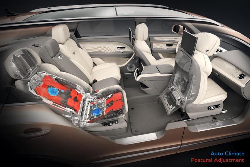 Check out the world’s most comfortable & advance rear seat by Bentley 