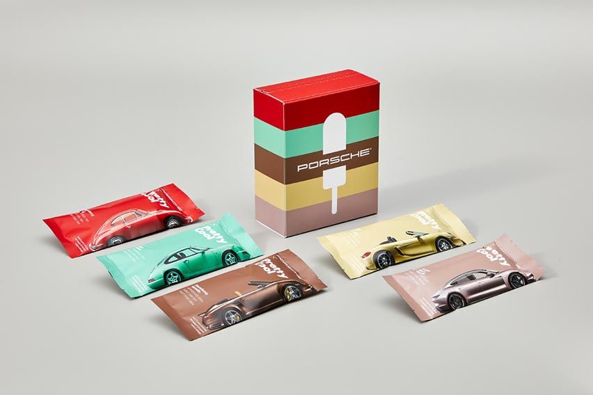 Porsche limited-edition ice cream pops for National Ice Cream Day