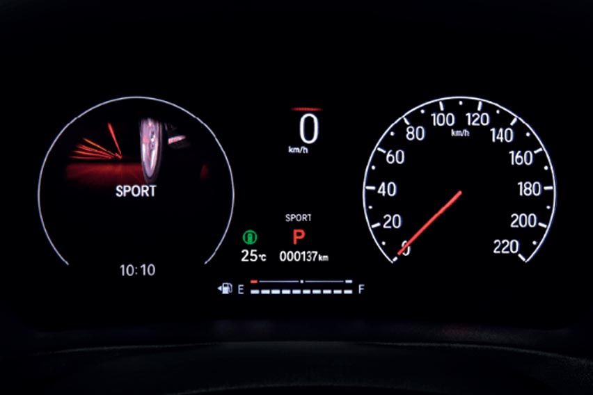 all-new Honda HR-V SUV cluster