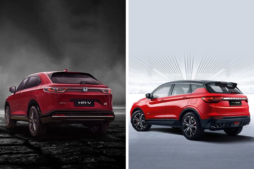 2022 Honda HR-V vs Proton X50