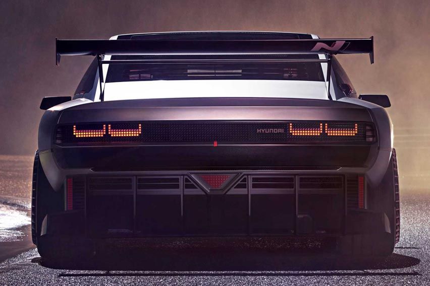 Hyundai N Vision 74 concept rear image