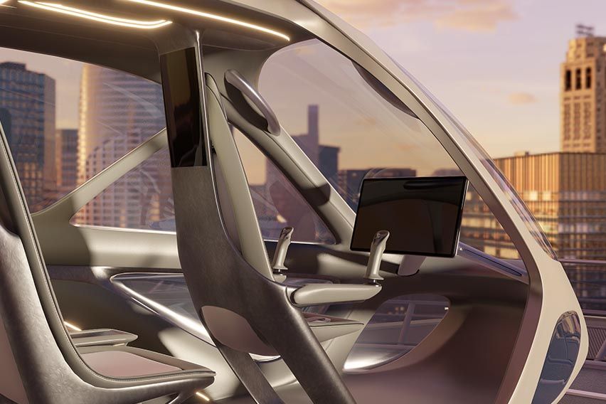 Hyundai eVTOL vehicle cabin concept