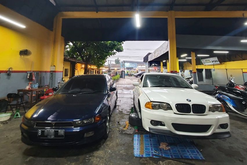 bengkel kaki-kaki Garasi Oase