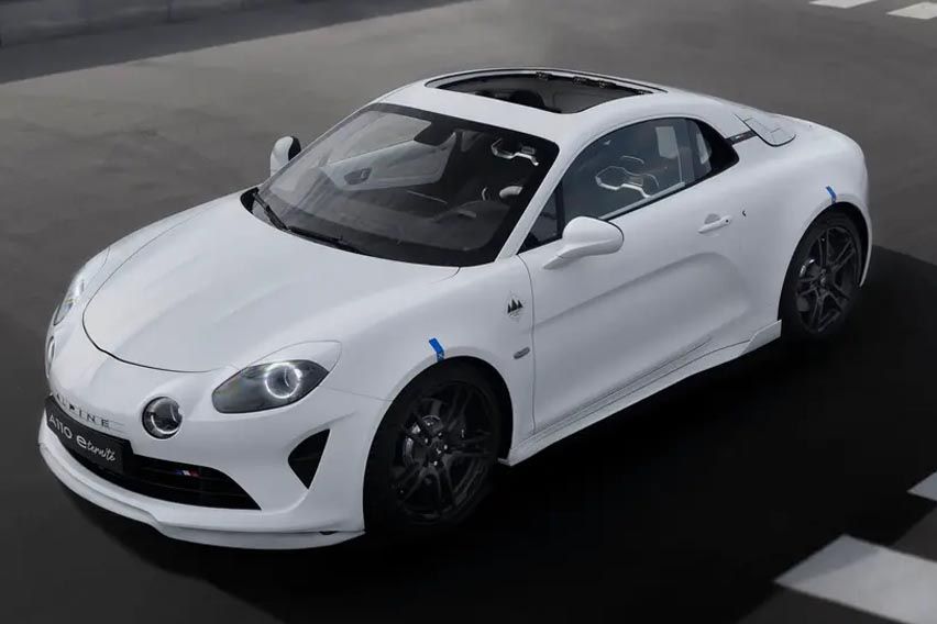 Alpine A110 E-ternite prototype features