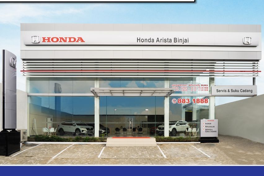 Rangkul Pasar Potensial Sumatra Utara, Honda Resmikan Diler Resmi di Kota Binjai