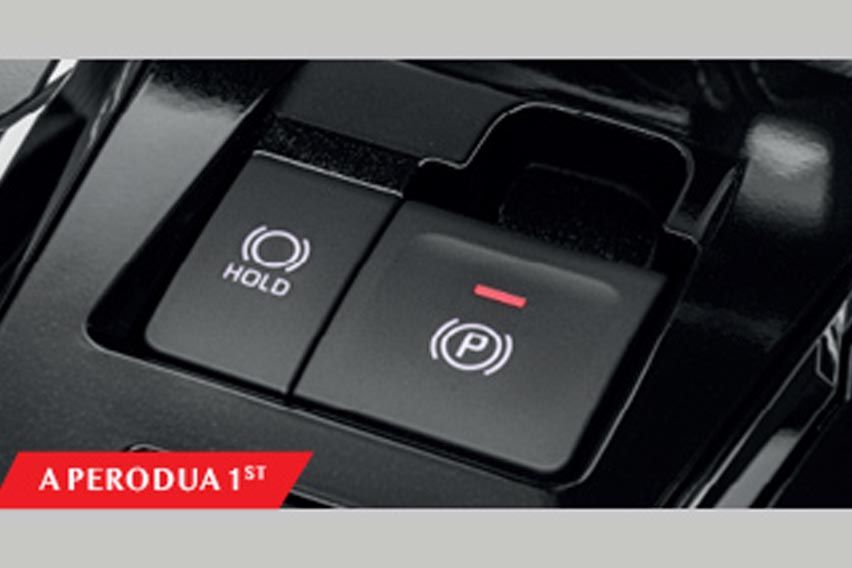 2022 Perodua Alza electronic parking brake