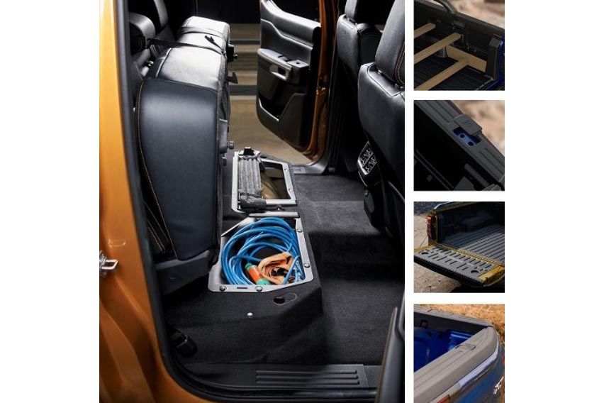 2022 Ford Ranger WildTrak - Interior features