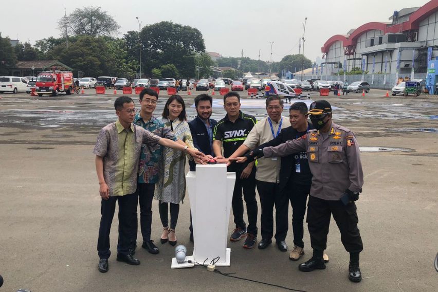 Uji terbang Ehang 216