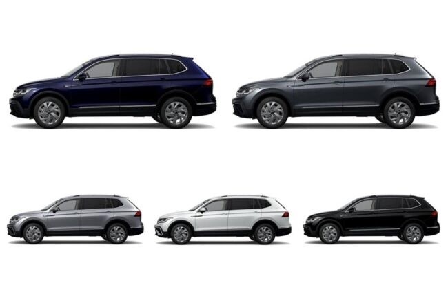 All-new 2022 Volkswagen Tiguan Allspace Life: colour