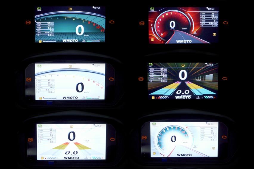  all-new WMOTO RT3S TFT screen