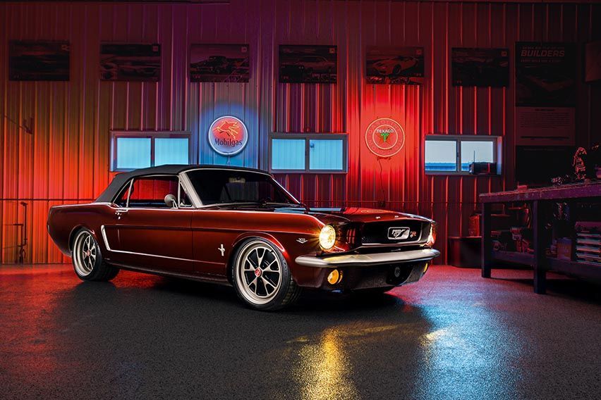 Ringbrothers uncovers 'Caged' Ford Mustang restomod 