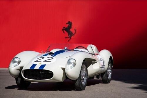 This drivable 3/4 scale Ferrari Testa Rossa J replica will be auctioned off
