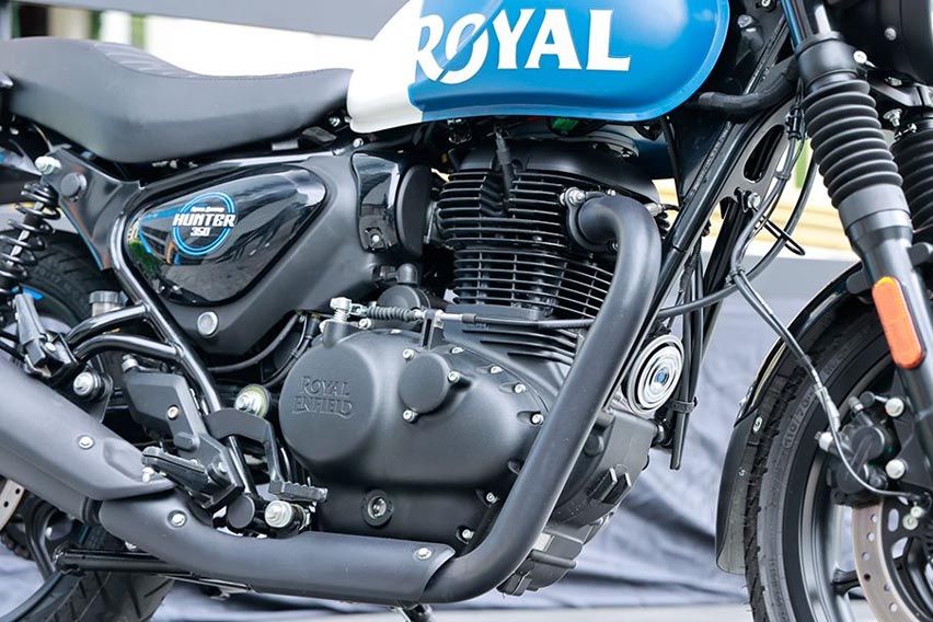 Royal Enfield 2022 Hunter 350 engine