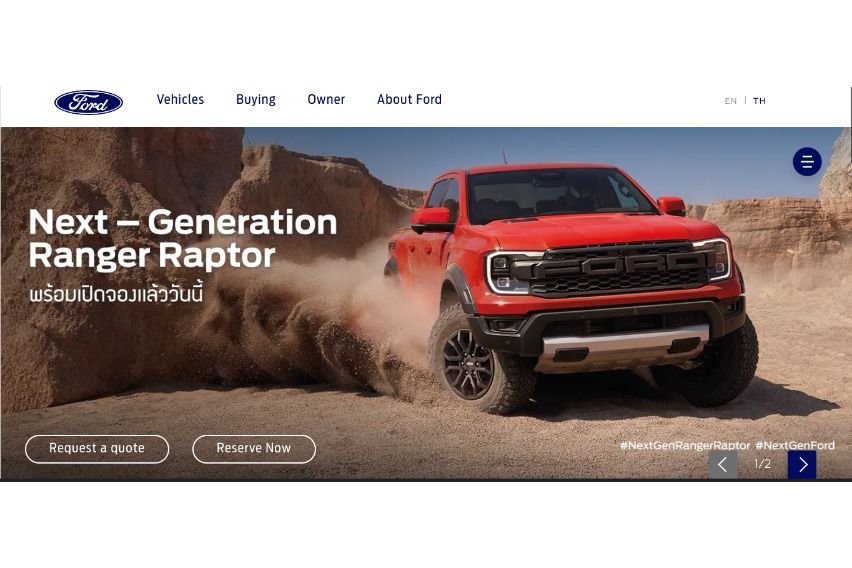 2022 Ford Ranger Raptor 