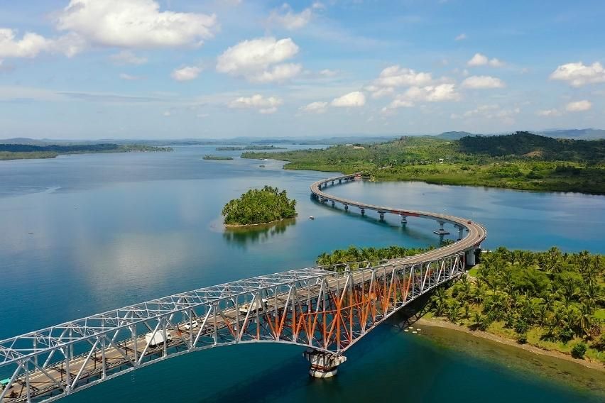 San Juanico Bridge Aerial