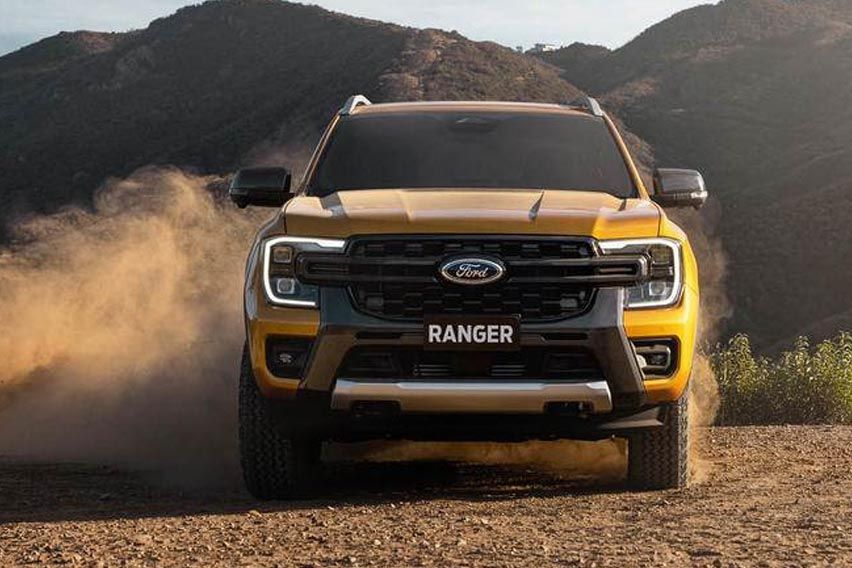 New Ford Ranger pickup truck in Malaysia