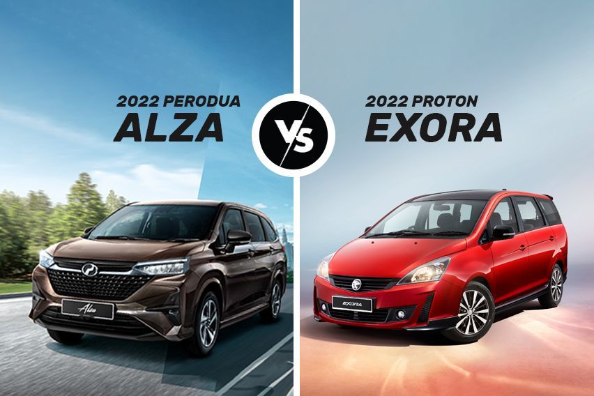 2022 Perodua Alza vs 2022 Proton Exora  Zigwheels