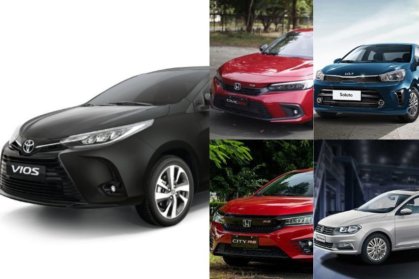 Here are the most searched sedans on ZigWheels PH