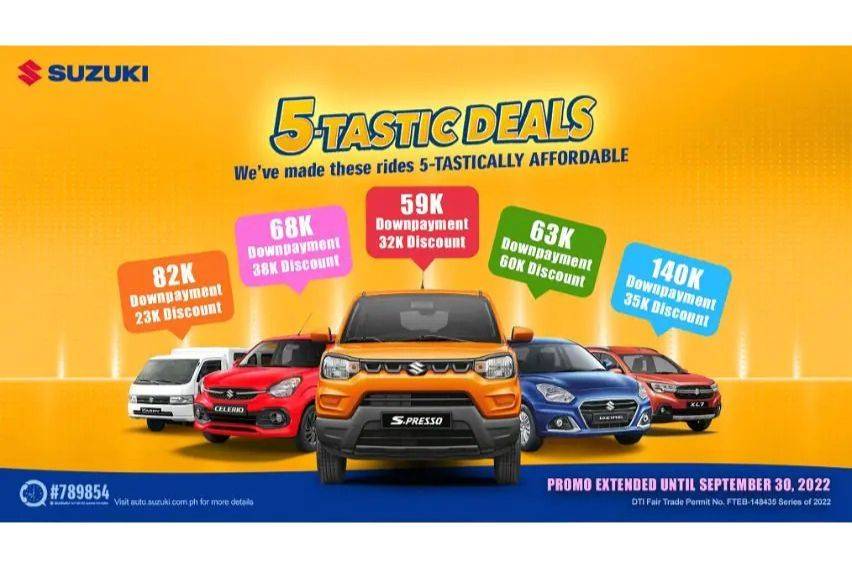 Suzuki’s ‘5-Tastic Deals’ extended until Sept. 30