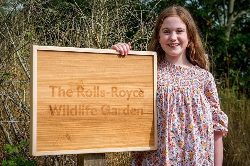 Rolls-Royce opens upgraded Wildlife Garden at Goodwood site