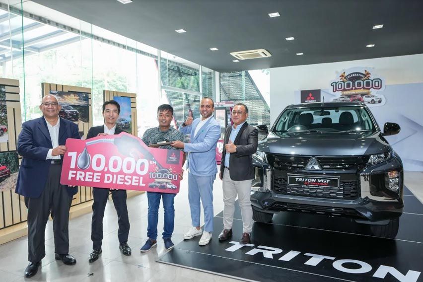 100k Mitsubishi Triton pickup sold in Malaysia!