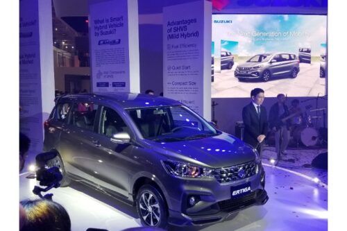 Suzuki Ertiga Hybrid MPV unveiled at PIMS 2022 