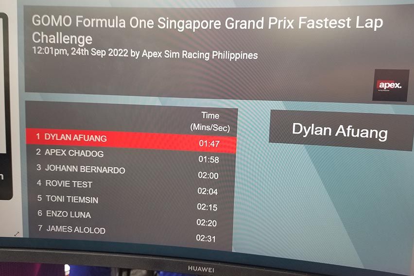 Gomo F1 Singapore GP