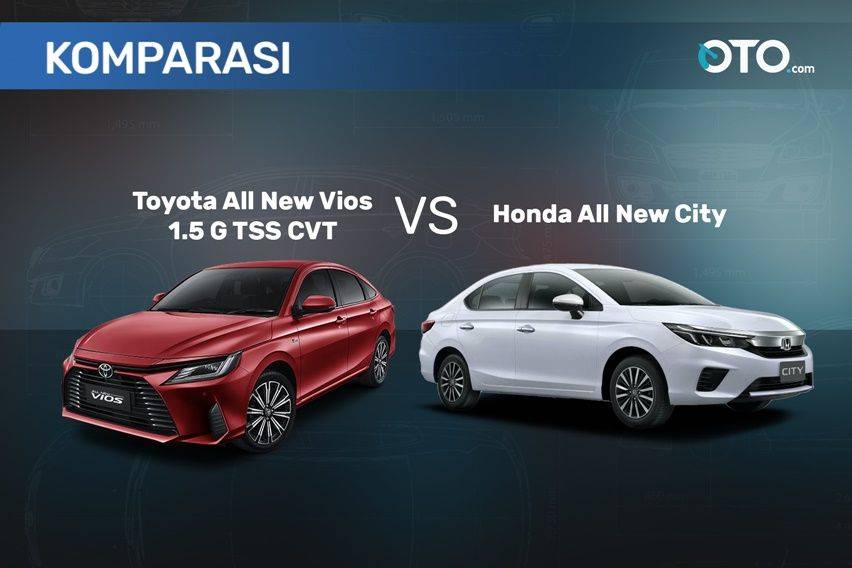 Toyota Vios G CVT TSS vs Honda City, Rival Abadi Kembali Bertarung