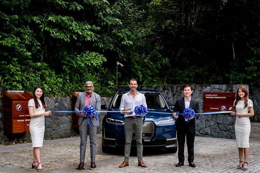 New BMW EV charging station at Langkawi Island; two 11 kW AC chargers 
