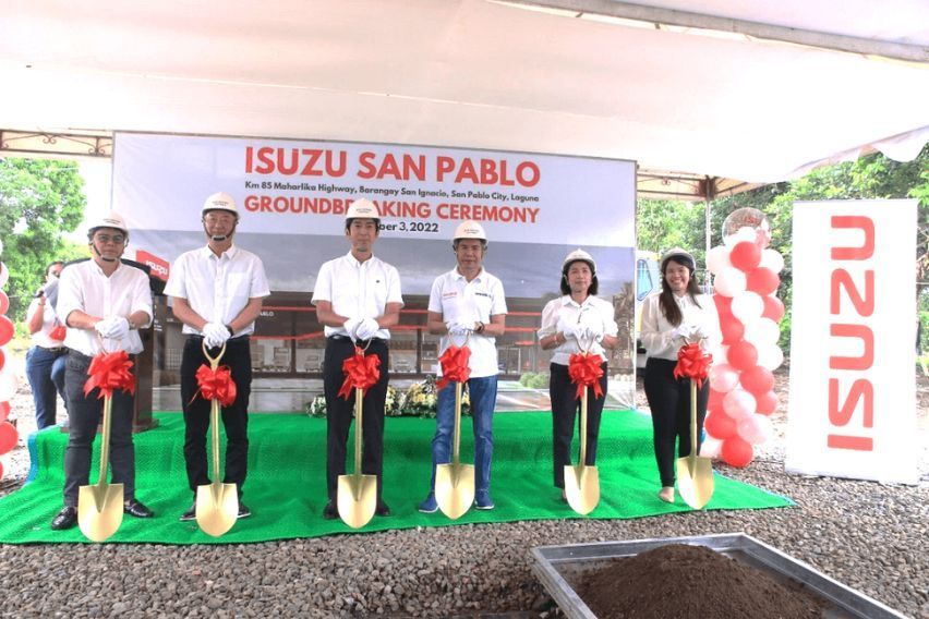 Isuzu PH breaks ground on relocated San Pablo dealership