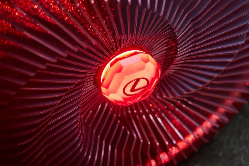 Lexus Ruby Red Rims RX