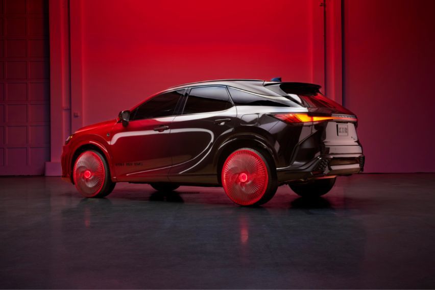 Lexus Ruby Red Rims RX