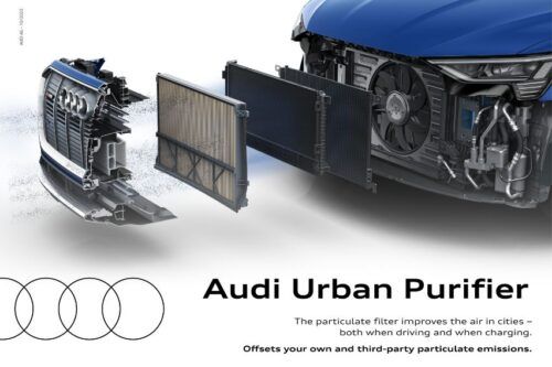 Audi develops particulate filter for EVs