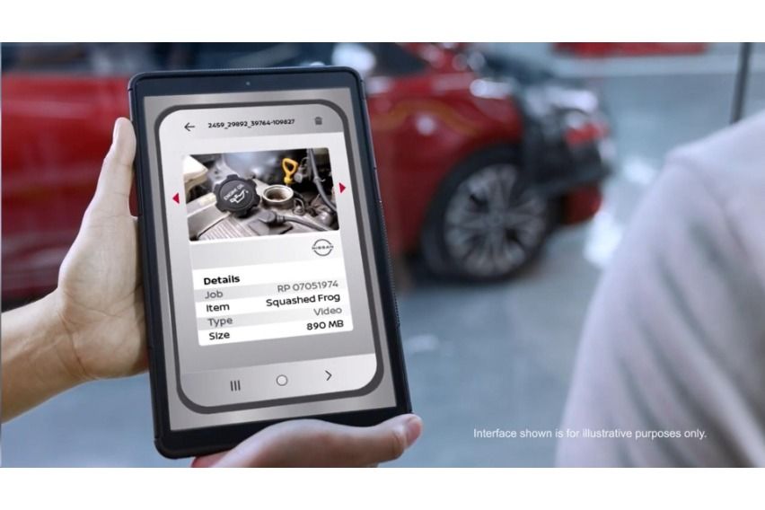 Nissan PH technicians can update customers with Service Tablets 